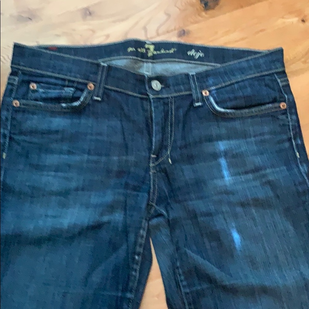 7 for all mankind dojo flared jeans